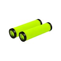 Grips with lock LONGUS FLUO Neone Yellow