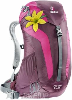 Backpack Deuter AC Lite 14 SL aubergine-magenta