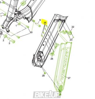 MERIDA Screw for MY21 eONE TWENTY / eBIG NINE/SEVEN / eBIG TOUR M5*P0.8*12L 2298011283