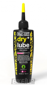 Grease a bicycle chain for Muc-Off DRY PTFE Chain Lube 120 ml