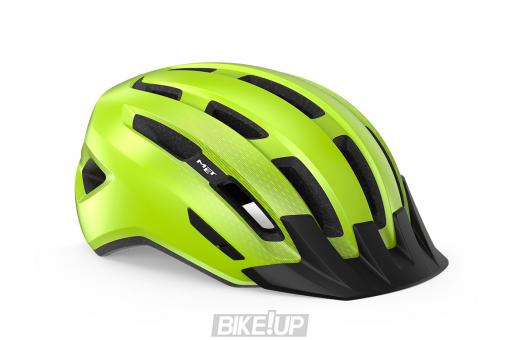 MET Helmet Downtown MIPS Fluo Yellow