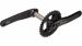 Cranks Shimano Deore FC-M6000-2 HollowTech II 175mm, integral axis, 36x26 without carriage, black