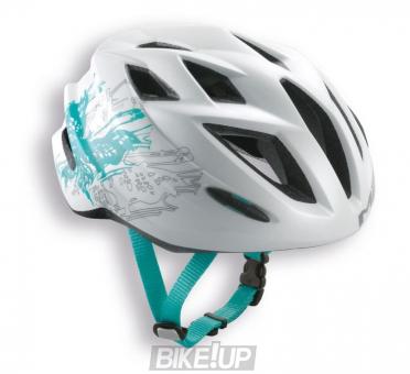 Helmet teenage MET Gamer Matt White Butterfly