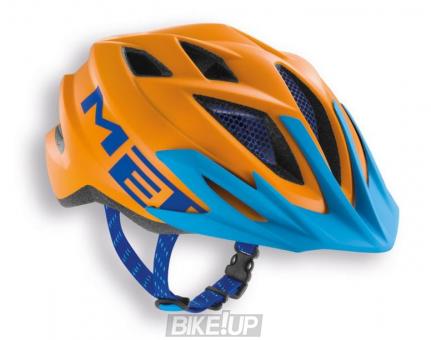 Helmet MET Crackerjack Orange / Cyan