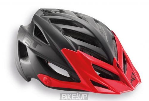 Helmet MET Terra Matt Black / Glossy Red