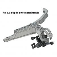 TRP HD 3.3 Adapter I-Spec B to SRAM MatchMaker LH HD3.3 Left