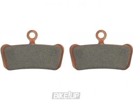 Brake pads Sram Guide / Trail metal on the steel base (without pins and springs) 00.5318.003.005.1