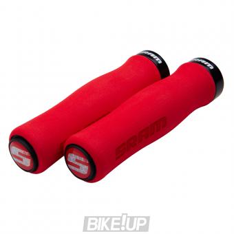 Grips with locks SRAM FOAM Contour 129mm Red Black