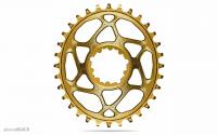 Chainring absoluteBLACK Oval Sram Boost148 Gold