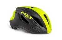 Helmet MET Strale BLACK FLUO YELLOW PANEL MATT