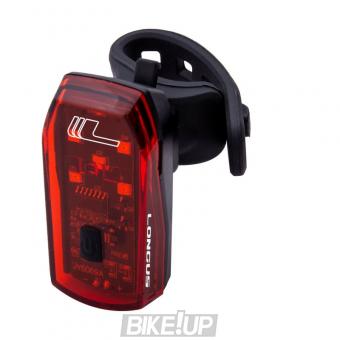 Rear light LONGUS BRAKE 5 LED 1F Black