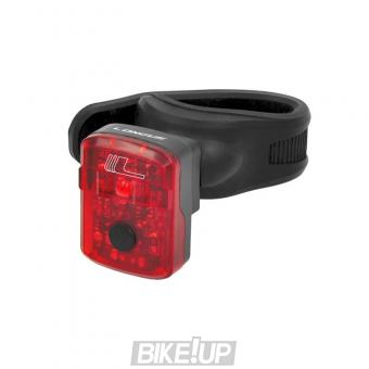 Rear light LONGUS KUBIK 1 LED 1F USB Black