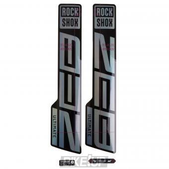ROCKSHOX Decal Kit for 27.5/29" ZEB Ultimate Gloss Rainbow Foil for High Gloss Black 11.4018.105.053