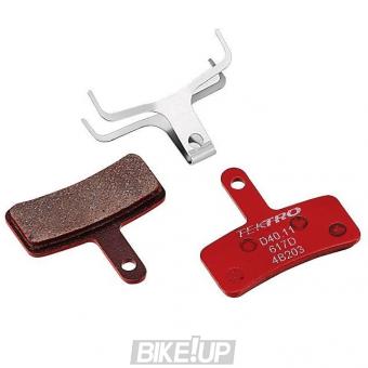 Brake pads TEKTRO D40.11 cermet Red 10 pairs