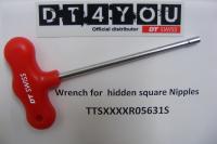 Tool DT SWISS Wrench for hidden square Nipples TTSXXXXR05631S