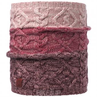 BUFF KNITTED NECKWARMER COMFORT NUBA Heather Rose