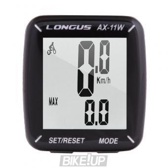 Bike computer wired LONGUS AX 11W-11 functions Black