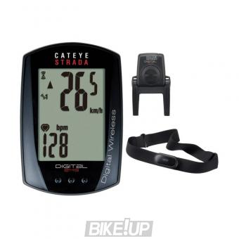 Bike Computer CATEYE STRADA Digital Wireless CC-RD 420DW + sensor SPD / HR Sensor