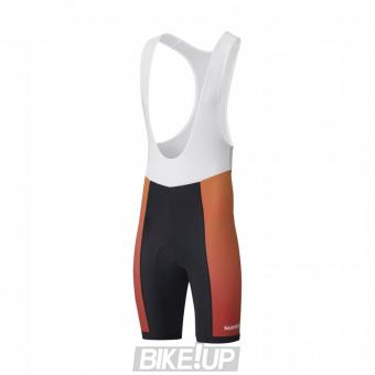 Cycling shorts with straps SHIMANO TEAM2 Red