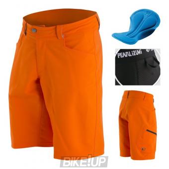 Cycling shorts with removable diapers PEARL IZUMI MTB CANYON Orange