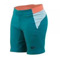 Ladies cycling shorts with removable diapers PEARL IZUMI MTB CANYON Green