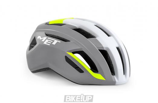 Helmet MET Vinci MIPS Gray Safety Yellow Glossy