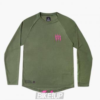 MUC-OFF RIDERS Long Sleeve Jersey Green