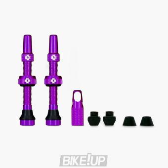 MUC-OFF Tubeless Valve 60mm Purple