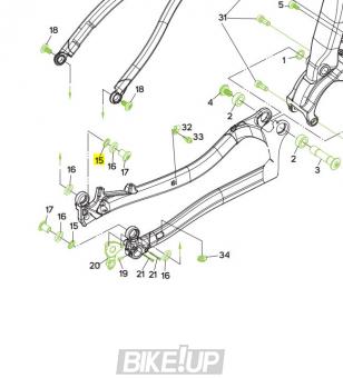 MERIDA Washer for MY21 eONE-SIXTY/FORTY/TWENTY 17.5D/12.1D 2T 2294004826