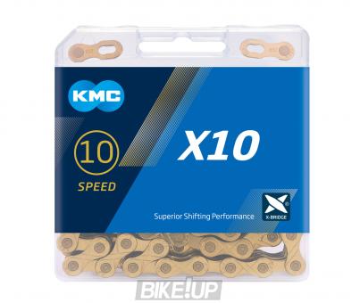 KMC X10 GOLD Circuit 10 speeds with lock 114 units