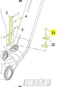 MERIDA Screw for MY21 NINETY SIX M4*P0.7*10L 2300012509