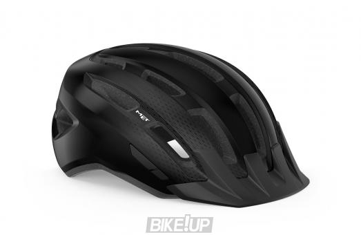 MET Helmet Downtown CE Black Glossy