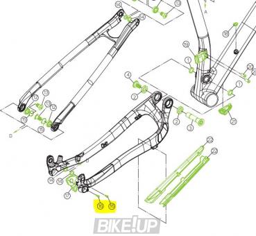 MERIDA Screw for hanger MY20 NINETY SIX M3*P0.5*9L 2300010886