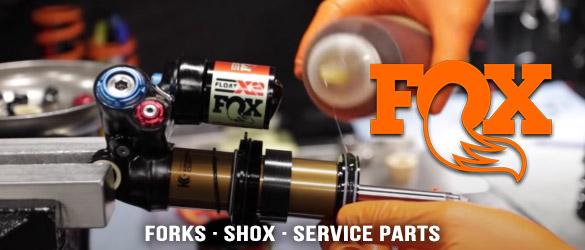 FOX SHOX Service kits and Parts for bicycle forks and rear shox